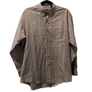 Wentworth Mens Plaid Long Sleeve Button Down Shirt L Western Rodeo Barn Chore
